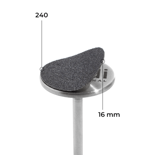 Disc 16 mm (black, 240 grit, without soft layer, 50 pcs.)  Kodi Professional