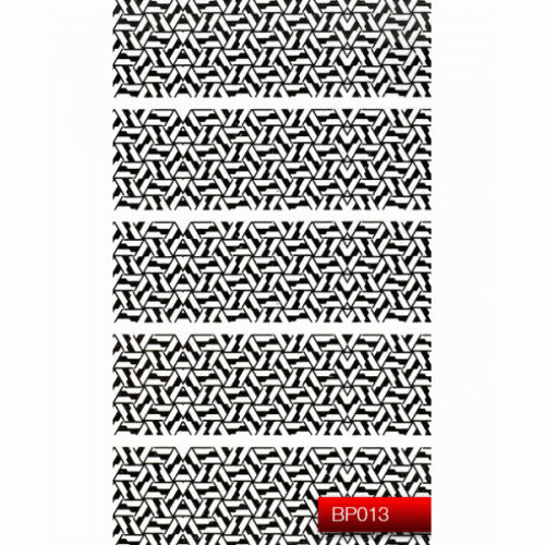 Наклейка  Nail Art Stickers BP013 Black Kodi Professional