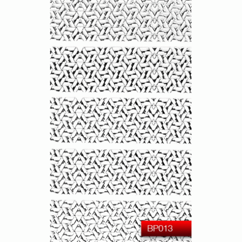 Наклейка  Nail Art Stickers BP013 Silver Kodi Professional