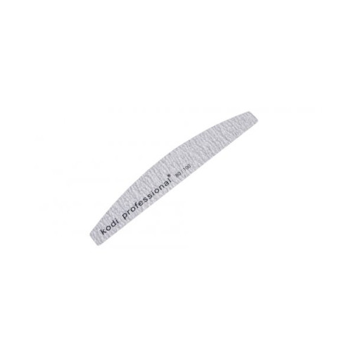 Nail file in the form of Half Gray Kodi Professional, abrasiveness 80/100