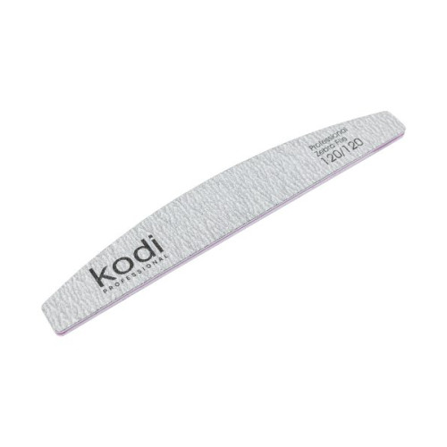 No. 123 Crescent-shaped nail file, abrasiveness 120/120, Kodi Professional