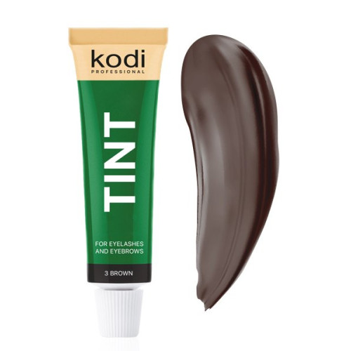 Краска для бровей и ресниц, цвет: коричневый 15 ml. Kodi Professional