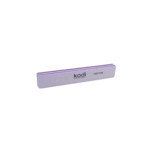 Rectangular buff for nails, abrasiveness 100/100, Kodi Professional