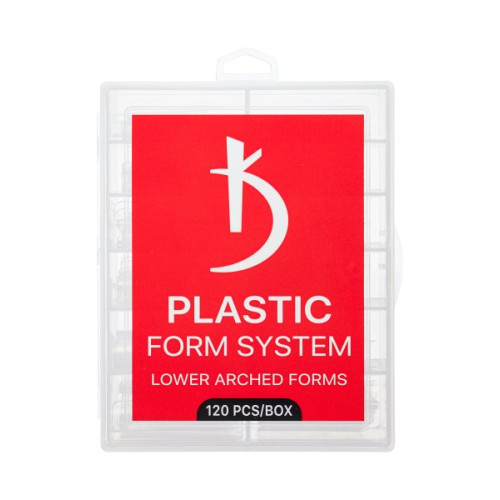Plastic form system lover arched forms (quantity: 120 pcs/box) Kodi Professional
