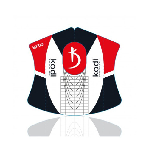 Set of forms for modeling nails MF03 Kodi Professional quantity: 100 pcs/pack