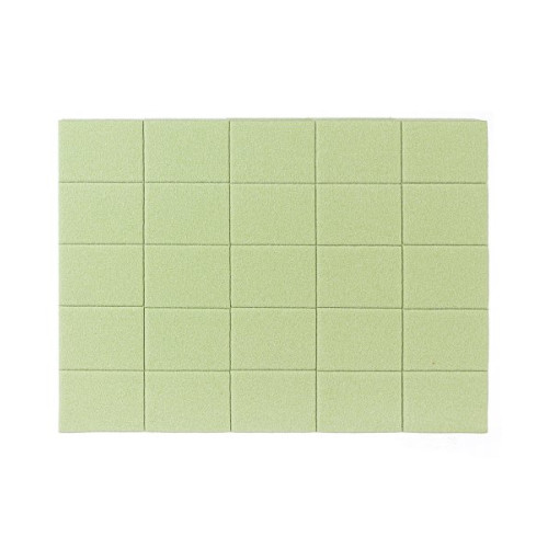 Set of Mini Buffs 120/120, Color: green (50pcs/pack) Kodi Professional