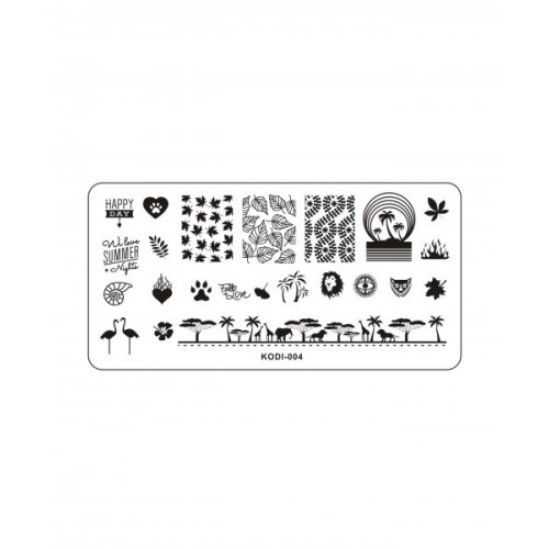 Stamping plate KODI-004 Kodi Professional