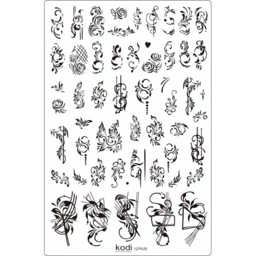 Stamping plate Plus size series size 9.5 * 14.5 No. 12 Kodi Professional