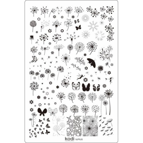 Stamping plate Plus size series size 9.5 * 14.5 No. 16 Kodi Professional