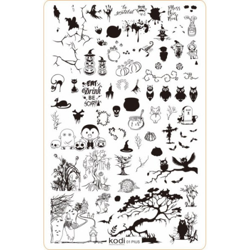 Stamping plate Plus size series size 9.5 * 14.5 No. 01 Kodi Professional