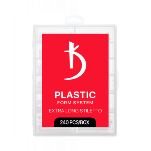 Top forms for modeling nails Extra Long Stiletto Kodi Professional quantity: 240 pcs/pack