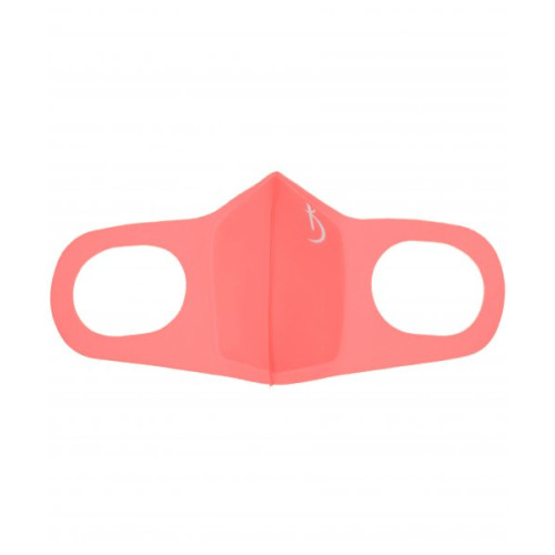 Two-layer neoprene mask without valve, coral with logo Kodi Professional