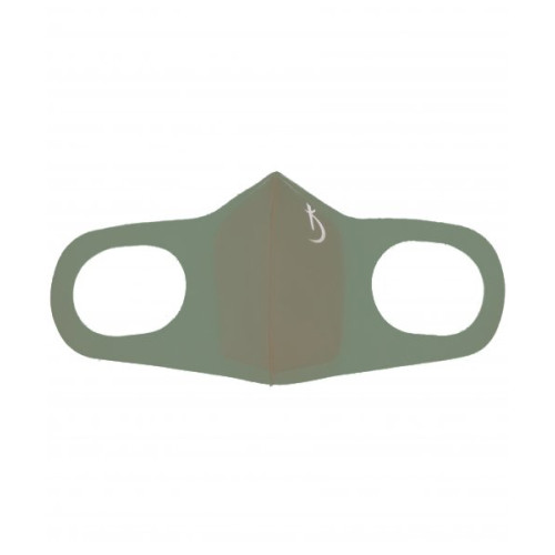 Two-layer neoprene mask without valve, khaki with logo Kodi Professional