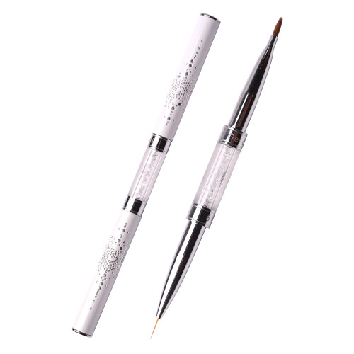 Brush Komilfo Double Gel oval 6 (Kolinsky)/Liner 9 (Nylon)