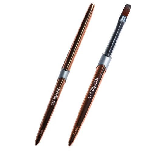 Brush Komilfo Rose Gold Gel flat RG12 (Nylon)
