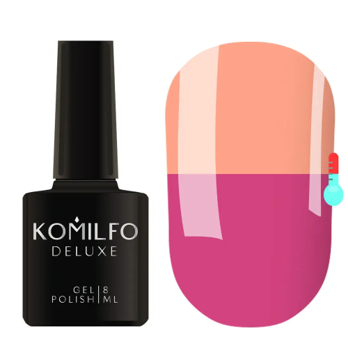 Gel Nail Polish Komilfo DeLuxe Termo No. C014, 8 ml