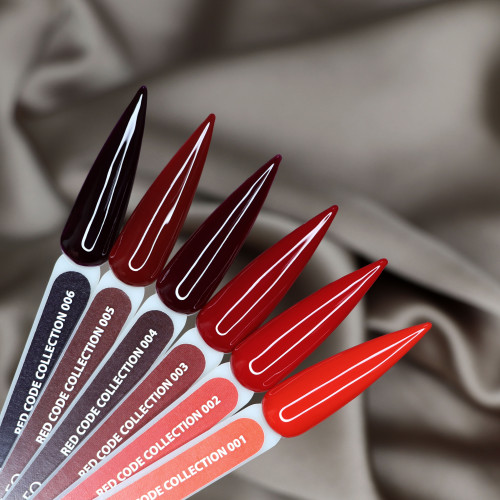 Gel Nail Polish Komilfo HEMA/TPO free Red Code Collection No.006, 8 ml