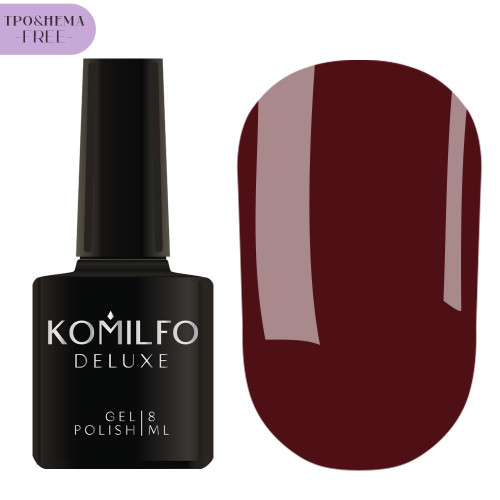 Gel Nail Polish Komilfo HEMA/TPO free Red Code Collection No.004, 8 ml 