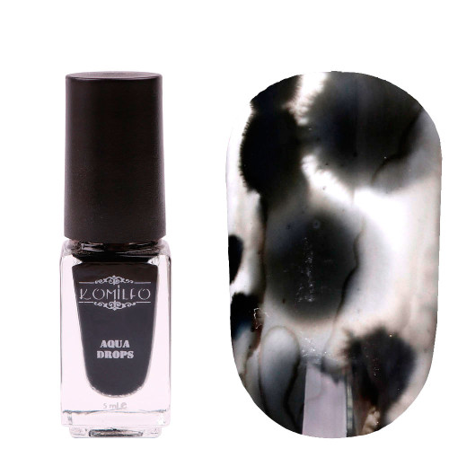 Komilfo Aqua Drops No. 001 Black, 5 ml