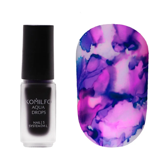 Komilfo Aqua Drops No. 008 Purple, 5 мл
