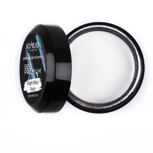 Komilfo Gel Premium Bright White Violet, 30g