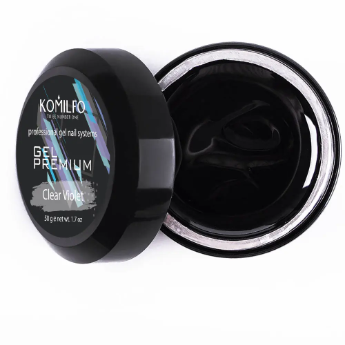 Komilfo Gel Premium Clear Violet, 50 g