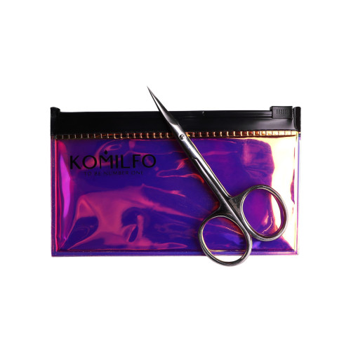 Komilfo IC Ultra 23 mm, professional cuticle scissors, dichroic sheath