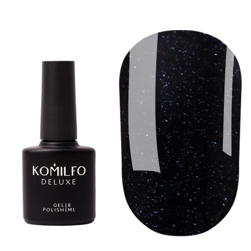 Komilfo No Wipe Glitter Top – топ для гель-лака с глиттером без липкого слоя, 8 мл