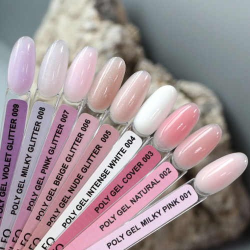 Komilfo PolyGel No. 001 Milky Pink, 15 ml