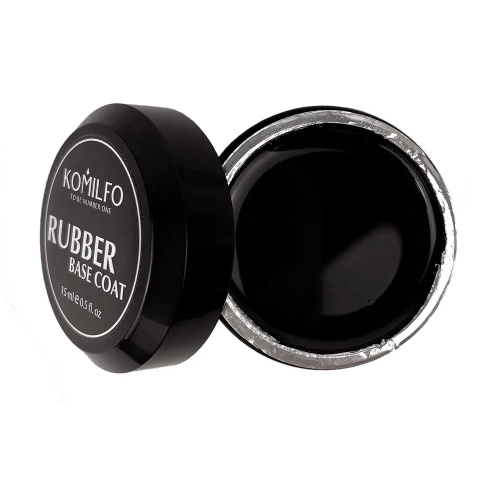 Komilfo Rubber Base - rubber base for Gel Nail Polish, 15 ml (gel-jar)