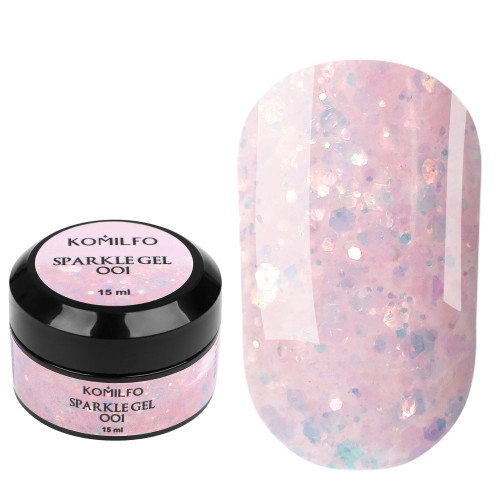 Komilfo Sparkle Gel No. 001, 15 g