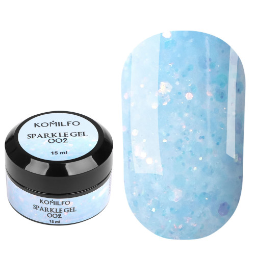 Komilfo Sparkle Gel No. 002, 15 g