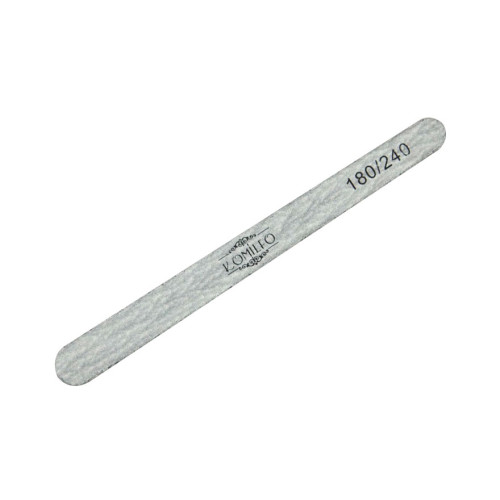 Nail file Komilfo wooden drop 180/240 11.5 cm