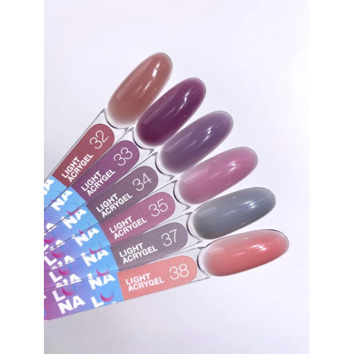 Light Acrygel №38 30 ml (jar, without brush) LUNAmoon