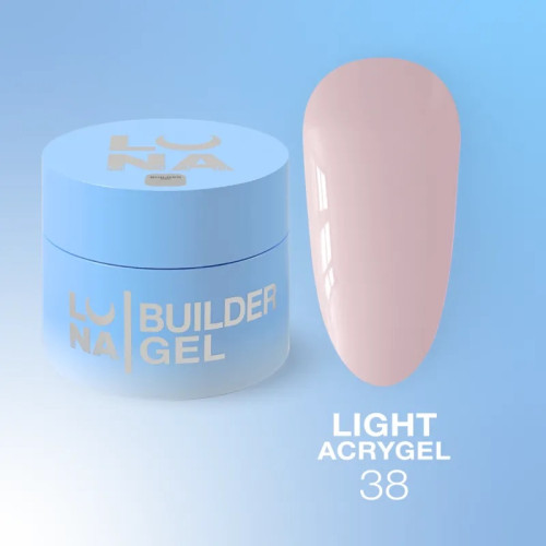 Light Acrygel №38 30 ml (jar, without brush) LUNAmoon