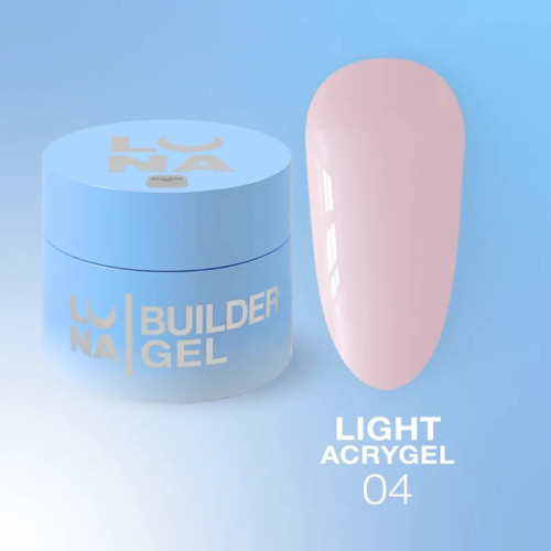 Light Acrygel №4 30 ml (jar, without brush) LUNAmoon