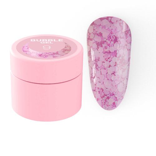 Sequins for nails Bubble Gel No. 9 5 ml LUNAmoon