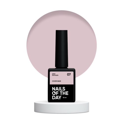 NAILS OF THE DAY Cover base 07, 10 ml NEW FORMULA