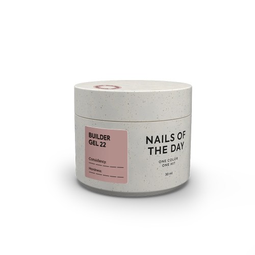 NAILS OF THE DAY Builder gel 22, 30 ml