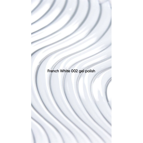 NAILS OF THE DAY French gel polish White - 002, 10 мл