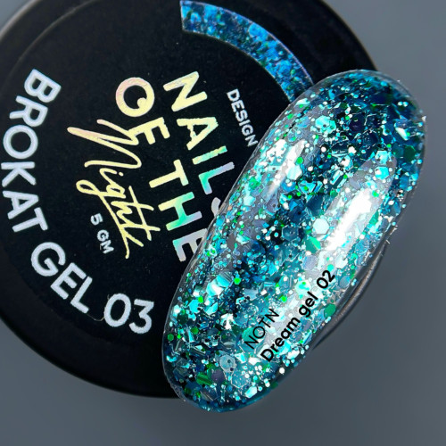 NAILS OF THE NIGHT Brokat gel 03, 5 г