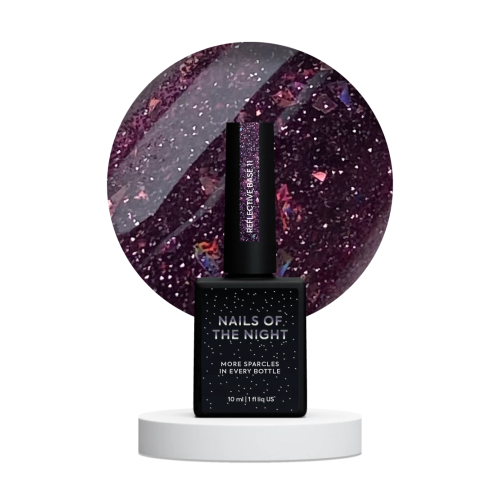 NAILS OF THE NIGHT Reflective base 11, 10 ml