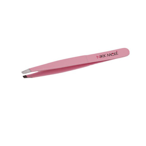 Eyebrow tweezers classic (pink) Nikk Mole