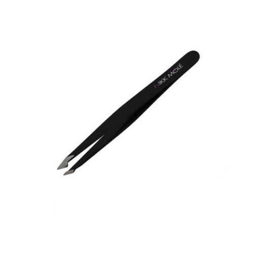 Eyebrow tweezers oblique (black) Nikk Mole
