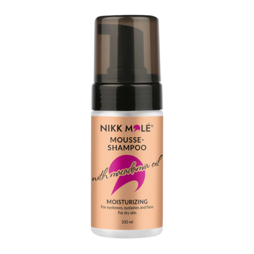 Mousse Shampoo with Macadamia Oil Nikk Mole, 100 ml.