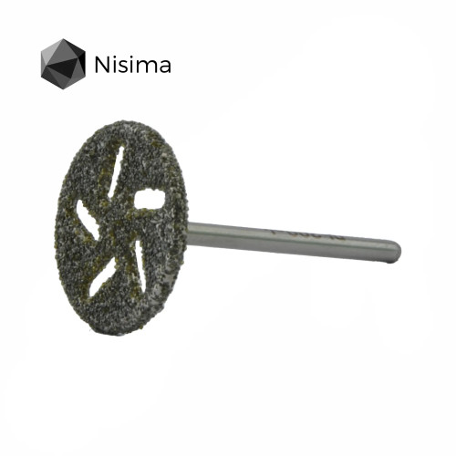 Педикюрный диск с отверстиями Nisima dh200ck (зернистость грубая 80 grit, диаметр 20 mm)
