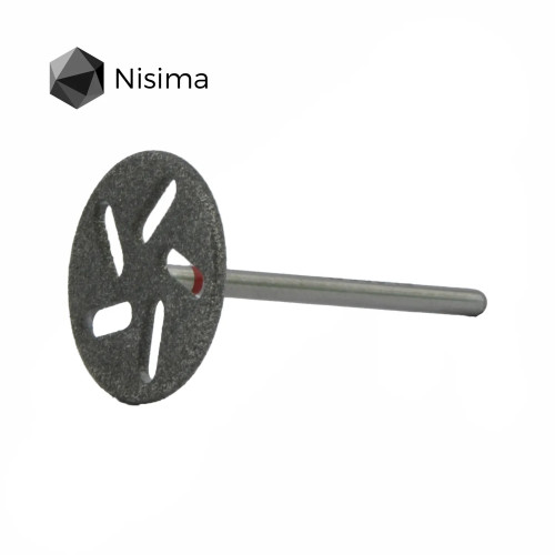 Педикюрный диск с отверстиями Nisima dh200fk (зернистость средняя 240 grit, диаметр 20 mm)