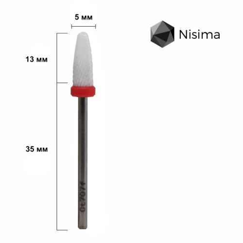 Керамическая насадка для фрейзера / фреза Nisima Ct707fK