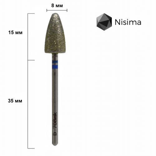 Фреза для педикюра Nisima D_708mK