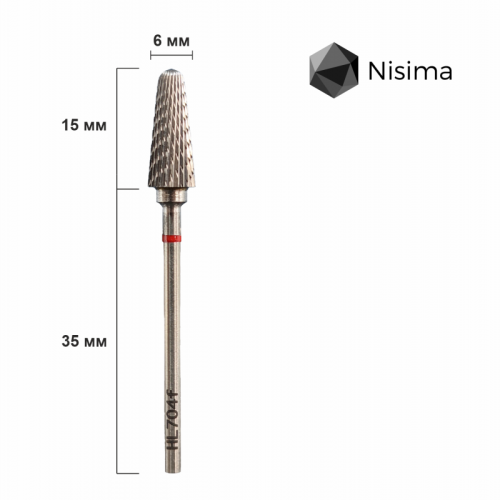 Hard alloy drill bit Nisima H_704fK